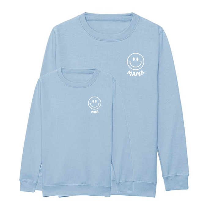 Mama & Mini Sweatshirt (Set of 2) - Smiley