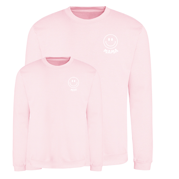 Mama & Mini Sweatshirt (Set of 2) - Smiley