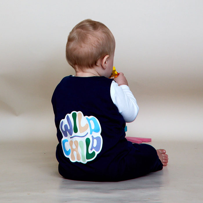 Infant Dungarees - Wild Child