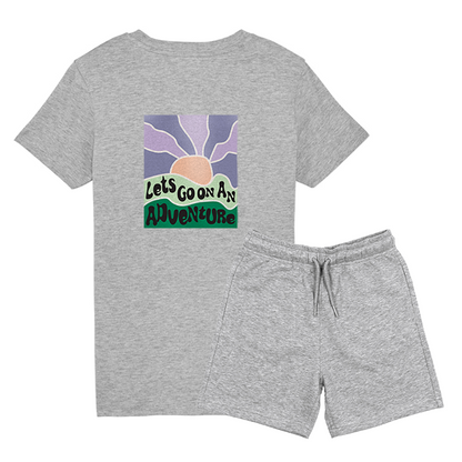 Organic T-Shirt & Shorts Set - Adventurer