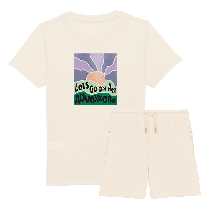 Organic T-Shirt & Shorts Set - Adventurer