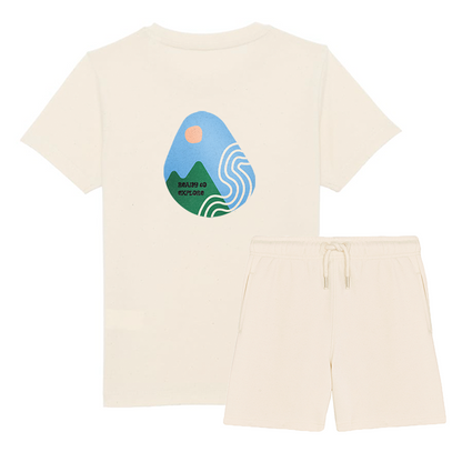 Organic T-Shirt & Shorts Set - Explorer