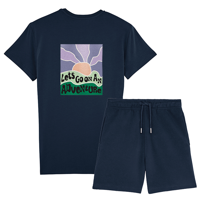 Organic T-Shirt & Shorts Set - Adventurer