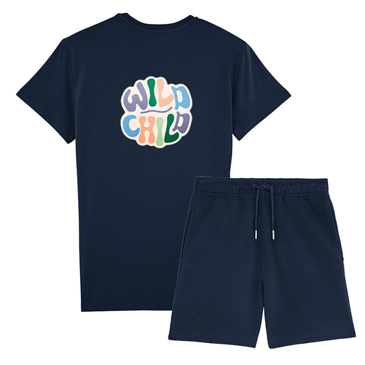 Organic T-Shirt & Shorts Set - Wild Child